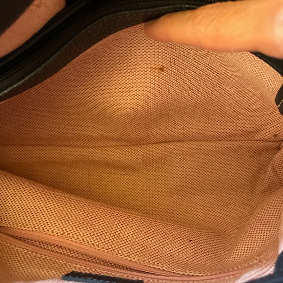 Dooney & Bourke Dark Blue Leather Shoulder Bag - Picture 10 of 10